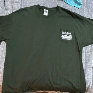 Cafe Du Monde bakery Green Graphic Pocket T-Shirt